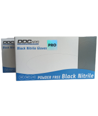 RĘKAWICE NITRYLOWE PRO CZARNE 100SZT