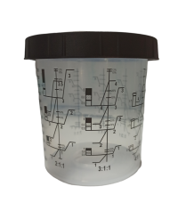 PRO KUBEK ZEWN. TWARDY 600ML SYSTEMU APLIKACJI LAK.