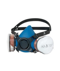 PÓŁMASKA SECURA 3100 LAK A1P2 SILIKONOWA - KPL