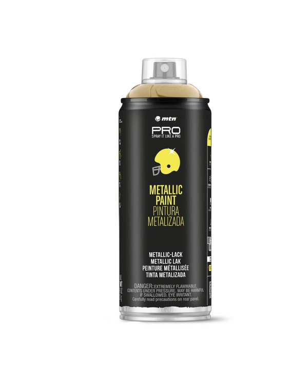 MONTANA PRO RAL-9006 METALLIC PAINT 400ML