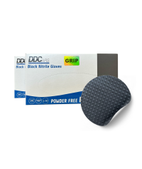 RĘKAWICE NITRYLOWE GRIP CZARNE 50SZT